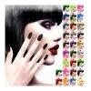 12 Faux Ongles Longs Pointus Adhesifs Femme