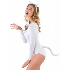 Accessoire Pour Adulte De Chat Blanc