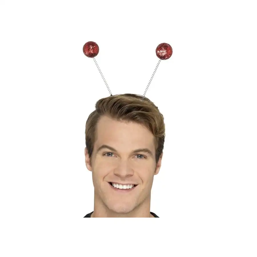 Antennes Boules Rouges Ă Paillettes
