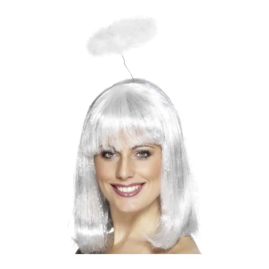 Auréole D'ange Blanche En Marabou