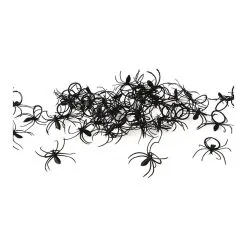 Bagues Araignées Noires En Plastique