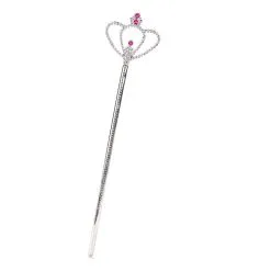 Baguette Sceptre De Princesse Argenté, 38cm
