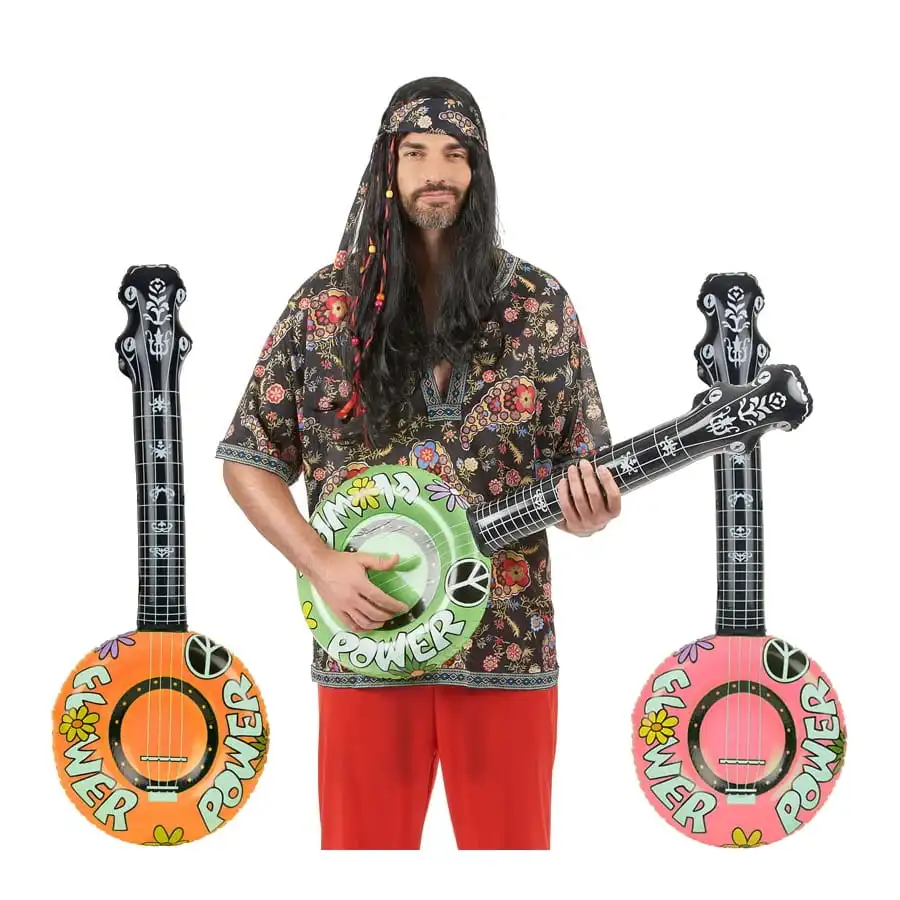 Tenue De Hippie Multicolore Pour Homme – Image 4