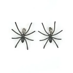 Boucles D'oreilles Araignées Noires