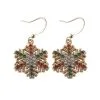 Boucles D Oreilles En Forme De Flocons De Neige