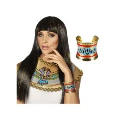 Bracelet Doré De Cléopatre Avec Motifs