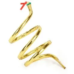 Bracelet Serpent Doré Et Ajustable