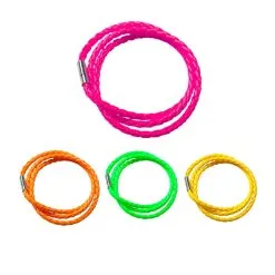 Bracelet Tressé Fluo