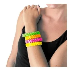 Bracelet Zip Fluo Pour Adulte