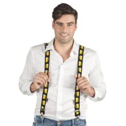 Bretelles Décorées De Chopes De Bière