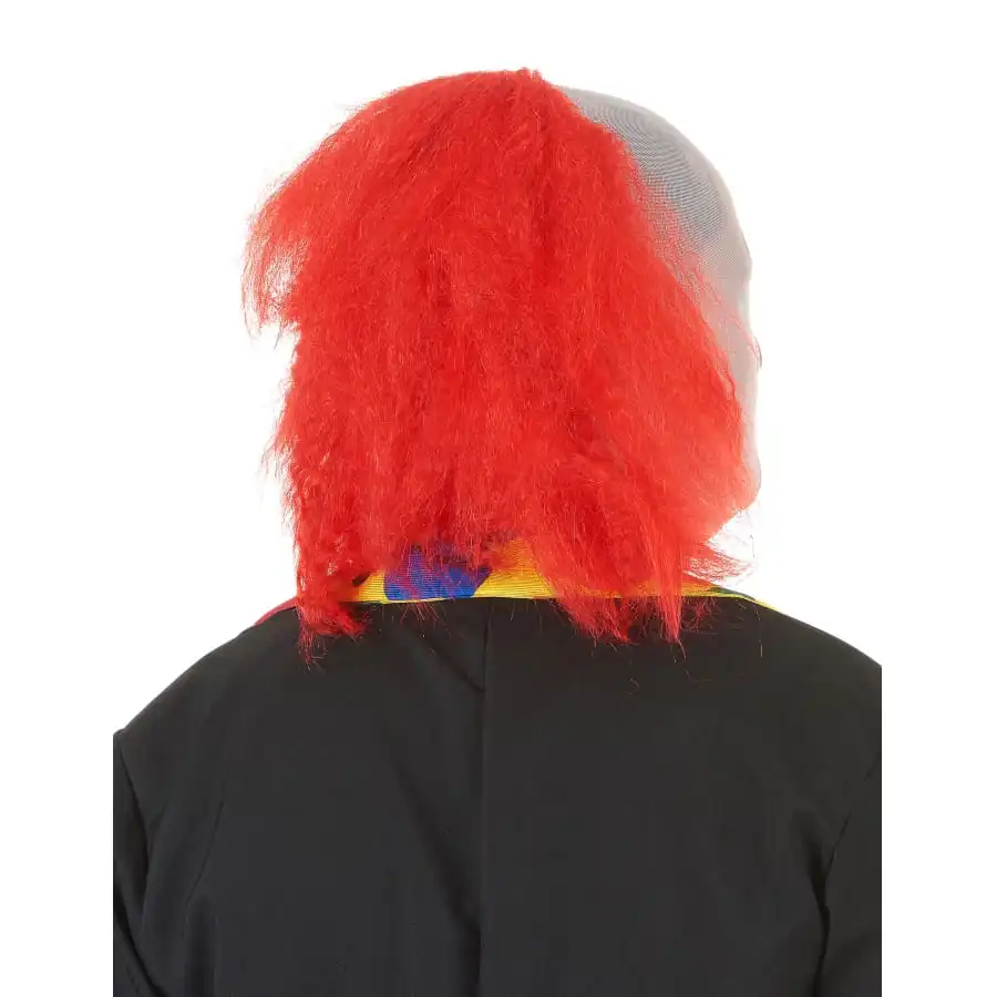 Cagoule De Clown Avec Cheveux Rouges – Image 2