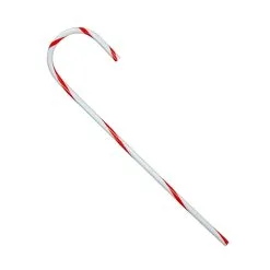 Canne Candy Blanche Et Rouge De 82cm