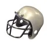 Casque Argenté De Footballeur Américain