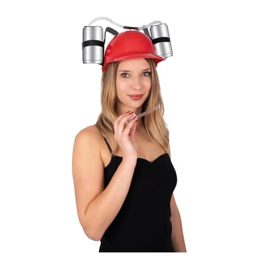 Casque Porte Canettes, Rouge