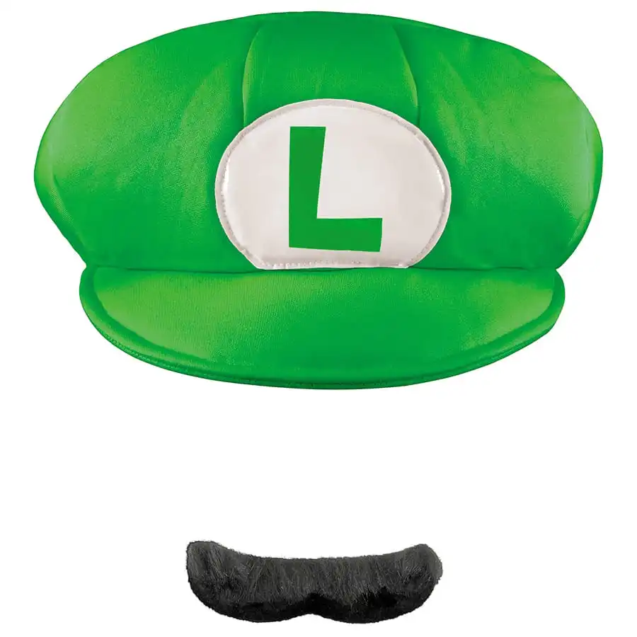 Casquette Et Moustache De Luigi Pour Homme