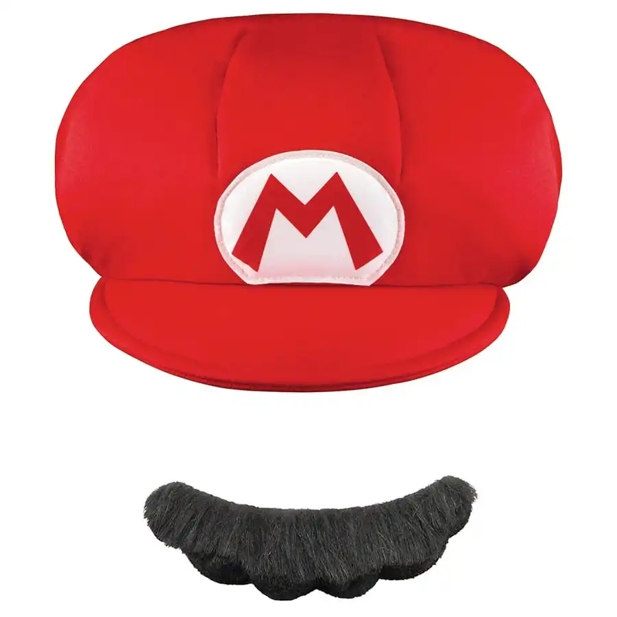 Casquette Et Moustache De Mario Pour Enfant