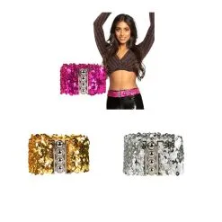 Ceinture Disco Ă Sequins Pour Femme
