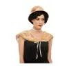 Chapeau Crème Années 20 Avec étole