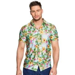 Chemisette Motifs Des îles Style Hawaï Pour Homme