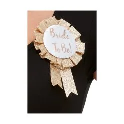 Cocarde Bride To Be Rose Gold