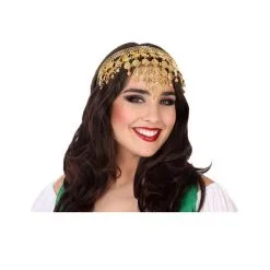 Coiffe De Pièces Dorées Pour Femme