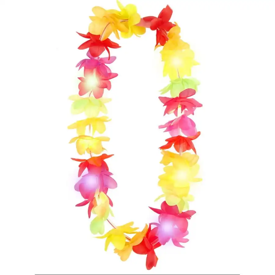Collier Hawaïen Lumineux Et Multicolore – Image 2