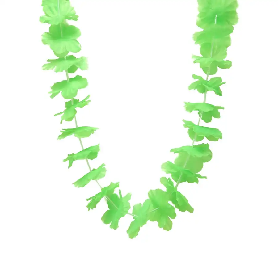 Collier HawaĂŻen Vert Uni