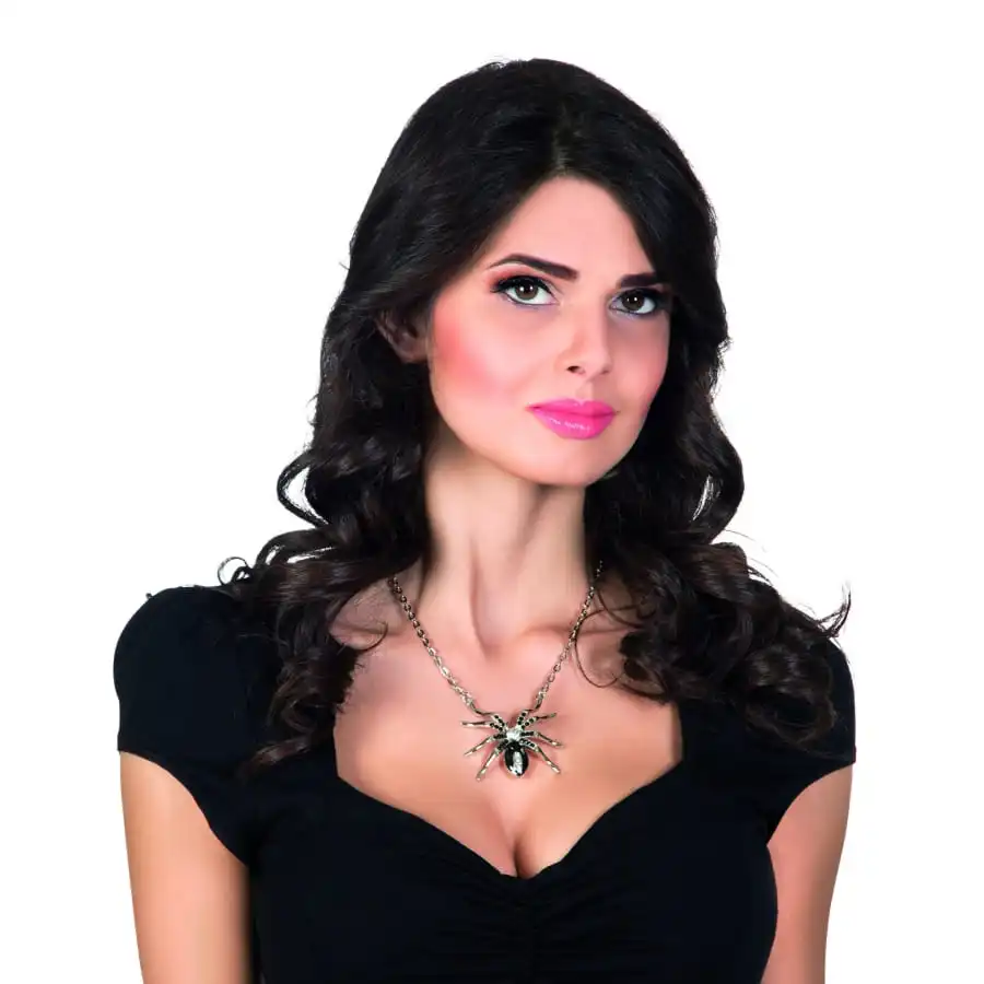 Collier Pendentif Araignée En Métal
