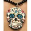 Collier Pendentif Crâne Dia De Los Muertos