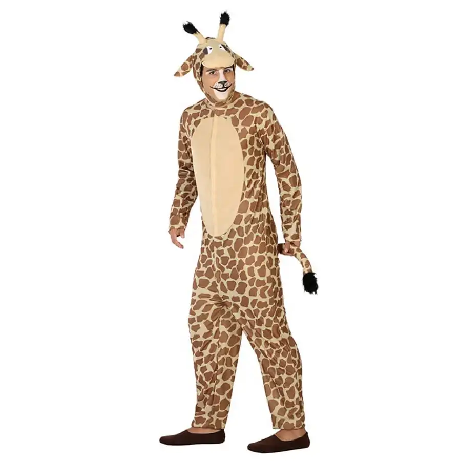 Combinaison Ă Capuche De Girafe Pour Adulte
