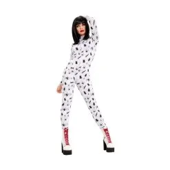 Combinaison Blanche Recouverte D'insectes, Femme