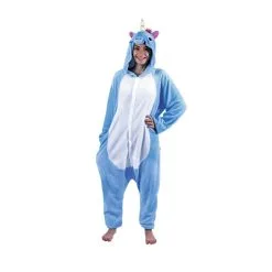 Combinaison Bleue De Licorne Pour Adulte