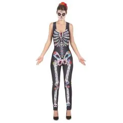 Combinaison Dia De Los Muertos Sans Manches