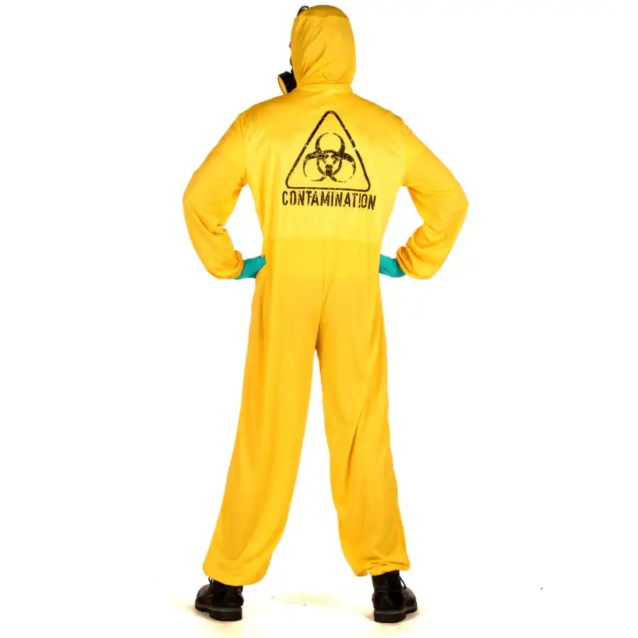 Combinaison Jaune Anti Contamination Pour Adulte – Image 2