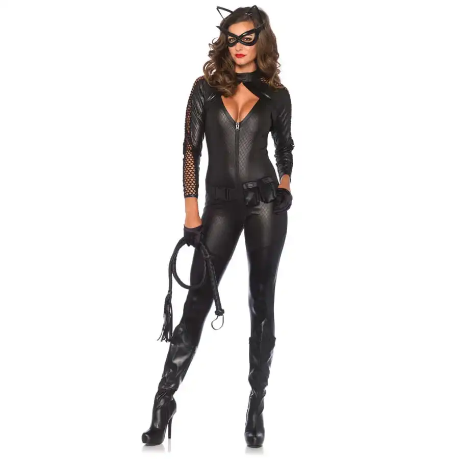 Combinaison Moulante Noire De Catwoman