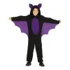 Combinaison Noire Violette D'enfant Chauve Souris