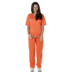 Combinaison Orange De Femme Prisonnier