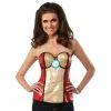 Corset De Iron Man Scintillant Pour Femme