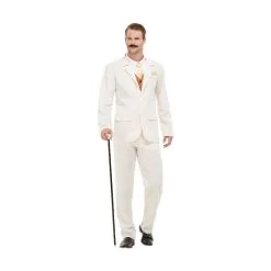 Costume 3 Pièces Blanc Pour Homme