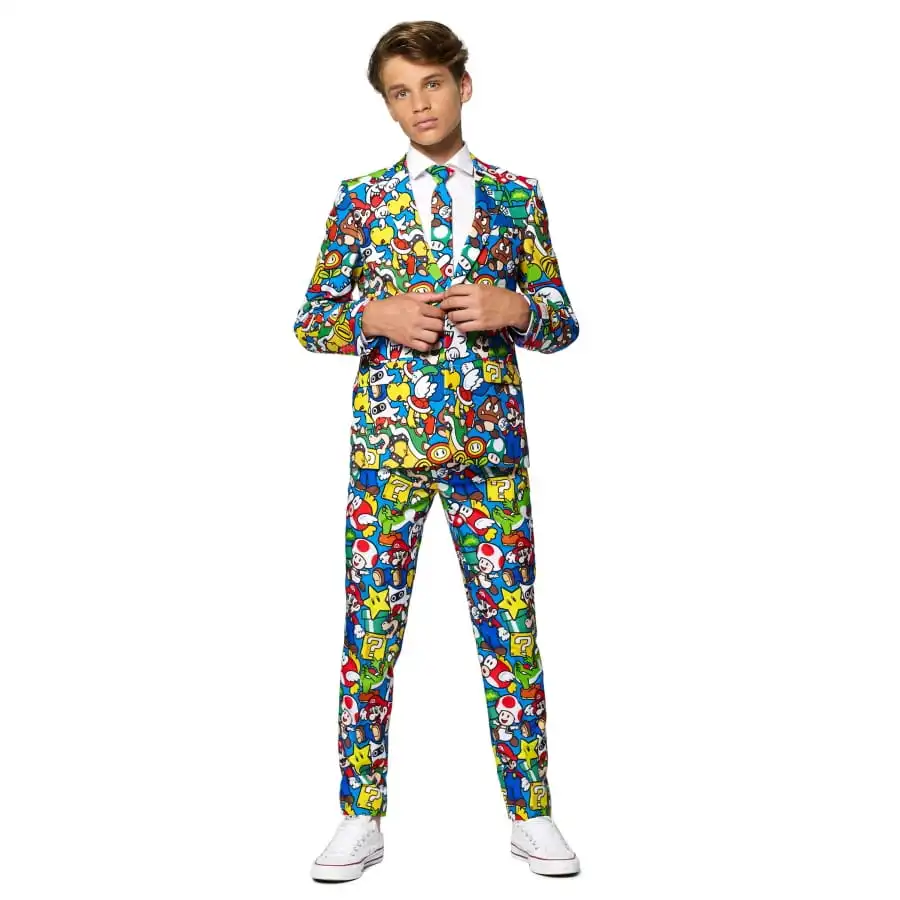 Costume 3 Pièces Super Mario Pour Enfant