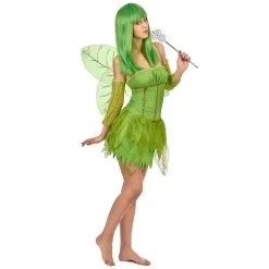 Costume Court De Fée Verte Pour Femme