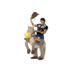 Costume Cowboy Sur Cheval Gonflable