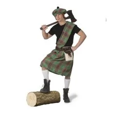Costume D'écossais Vert Pour Adulte