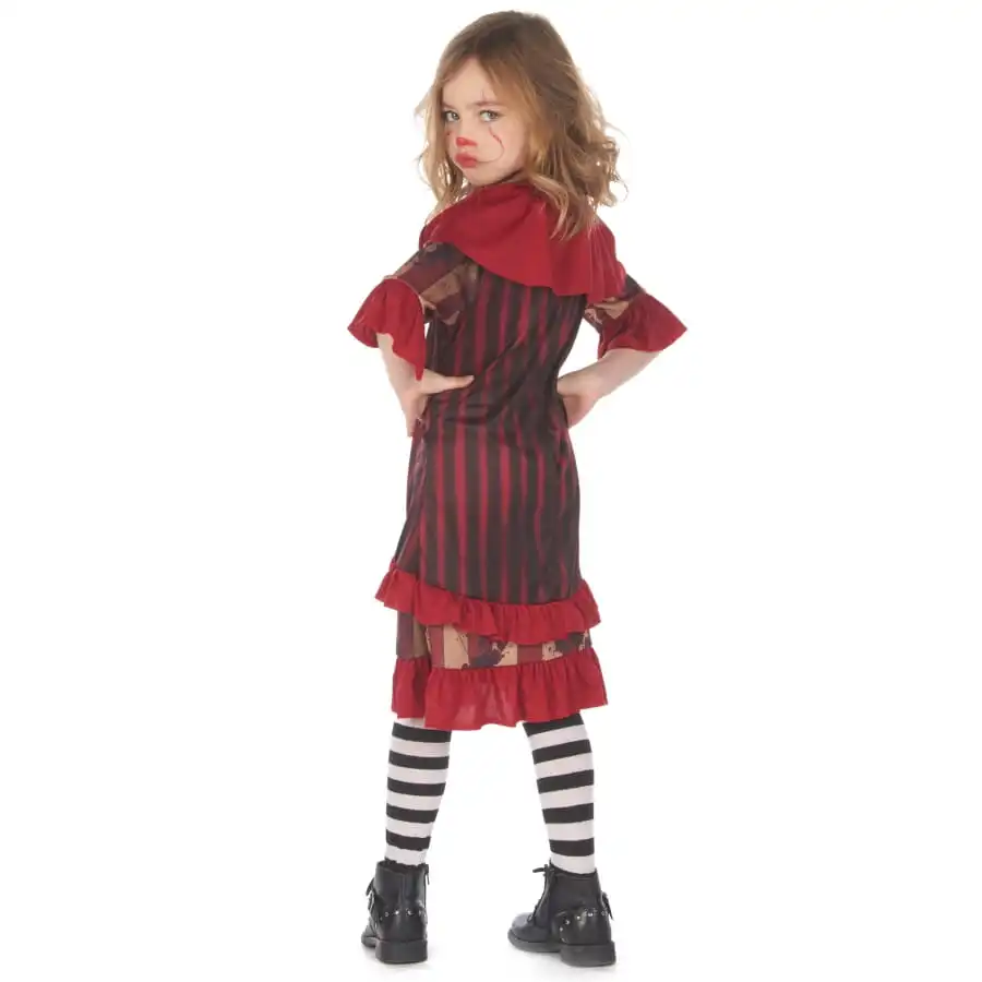 Costume De Clown D'Halloween Pour Fille – Image 3
