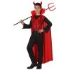 Costume De Diable Avec Cape Rouge Pour Enfant