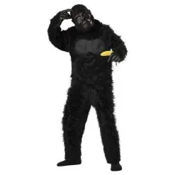Costume De Gorille Noir Intégral Pour Enfant