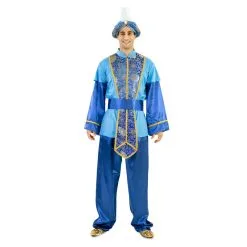 Costume De Roi Mage Bleu Pour Adulte