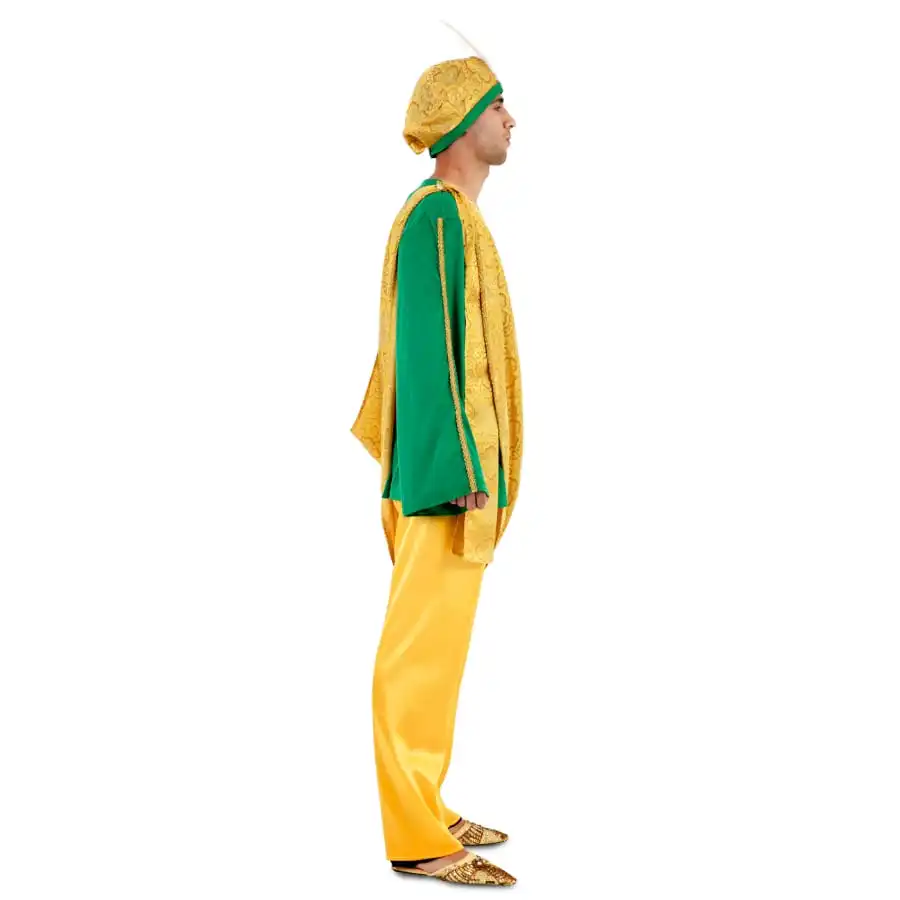 Costume De Roi Mage Jaune Pour Adulte – Image 2