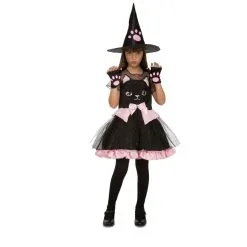 Costume De Sorcière Chat Pour Enfant