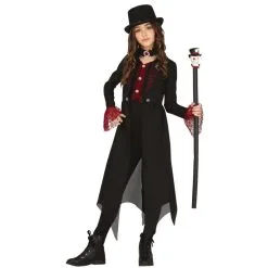 Costume De Vampire Chic Noir Pour Fille